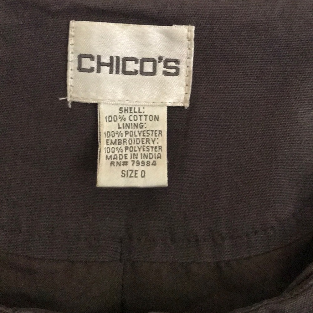 Embroidered brown jacket - Picture 4 of 4